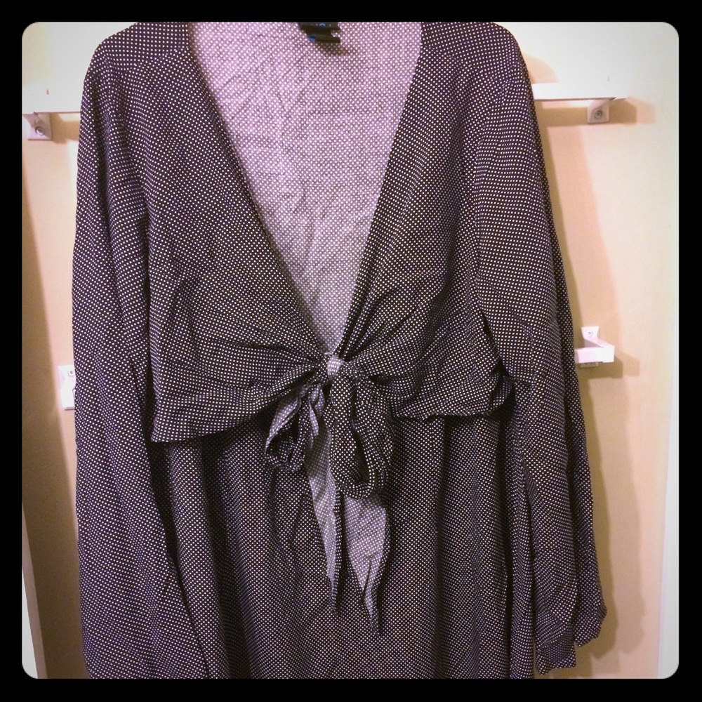 Tie top swing dress